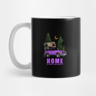 Purple Land Cruiser - Home is where you park it Land Cruiser Mug